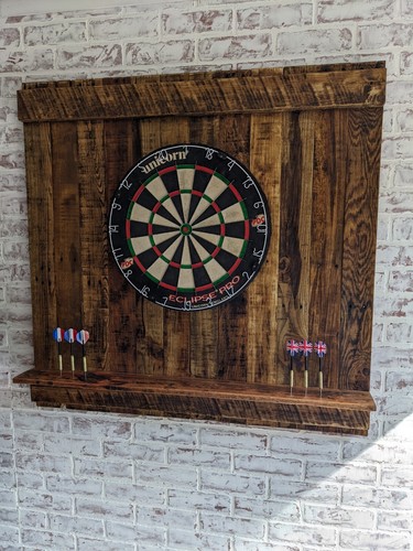 Dart board backboard upcycled - board, backboard-