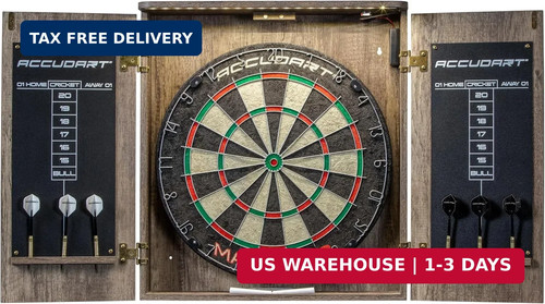 Match pro dartboard - dartboard, cabinet