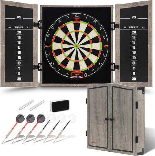 Dartboard cabinet set - dartboard, 18"