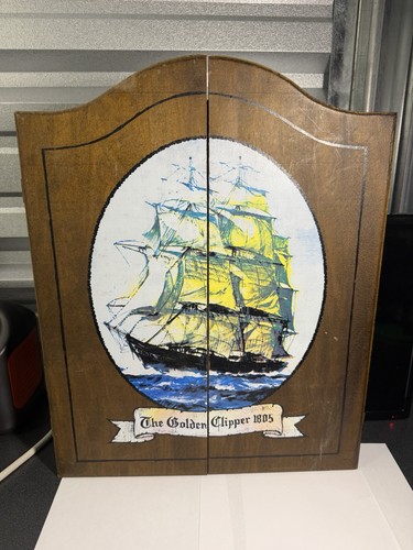 Vintage dart board cabinet - dart,