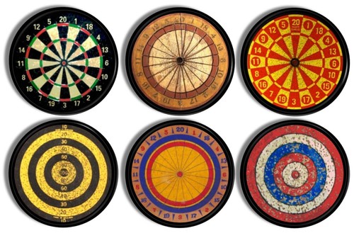 Vintage dartboard cabinet - dartboard,