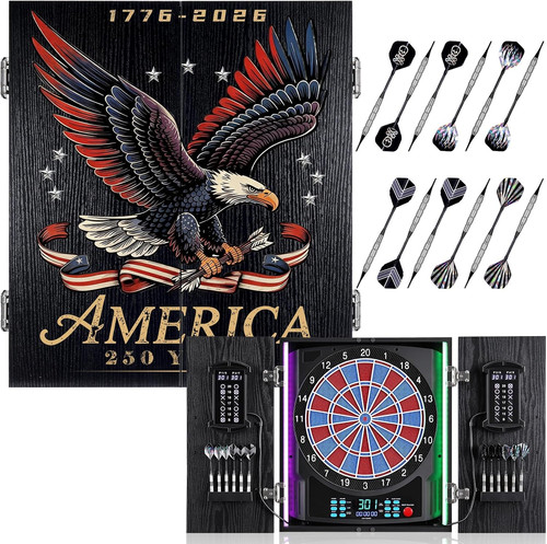 Electronic dart board cabinet - board,