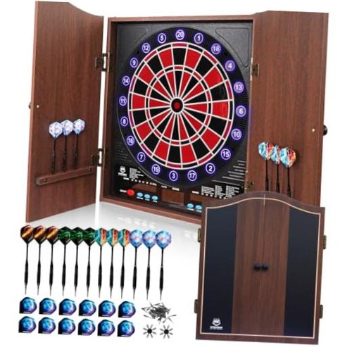 Electronic dart board with - electronic,