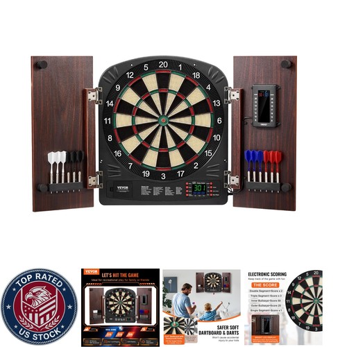 Dart board cabinet set - board,