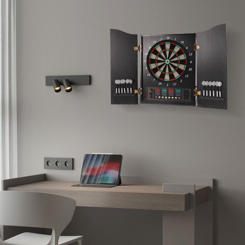 Dartboard cabinet set dart - cabinet,