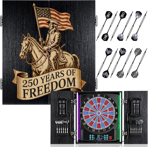 Electronic dart board - dart, cabinet