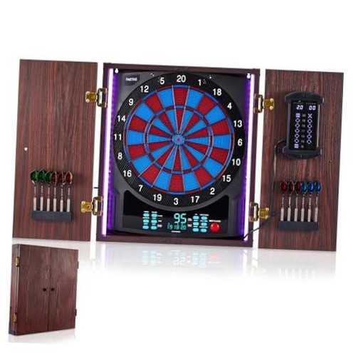 Electronic dart board wooden - electronic,